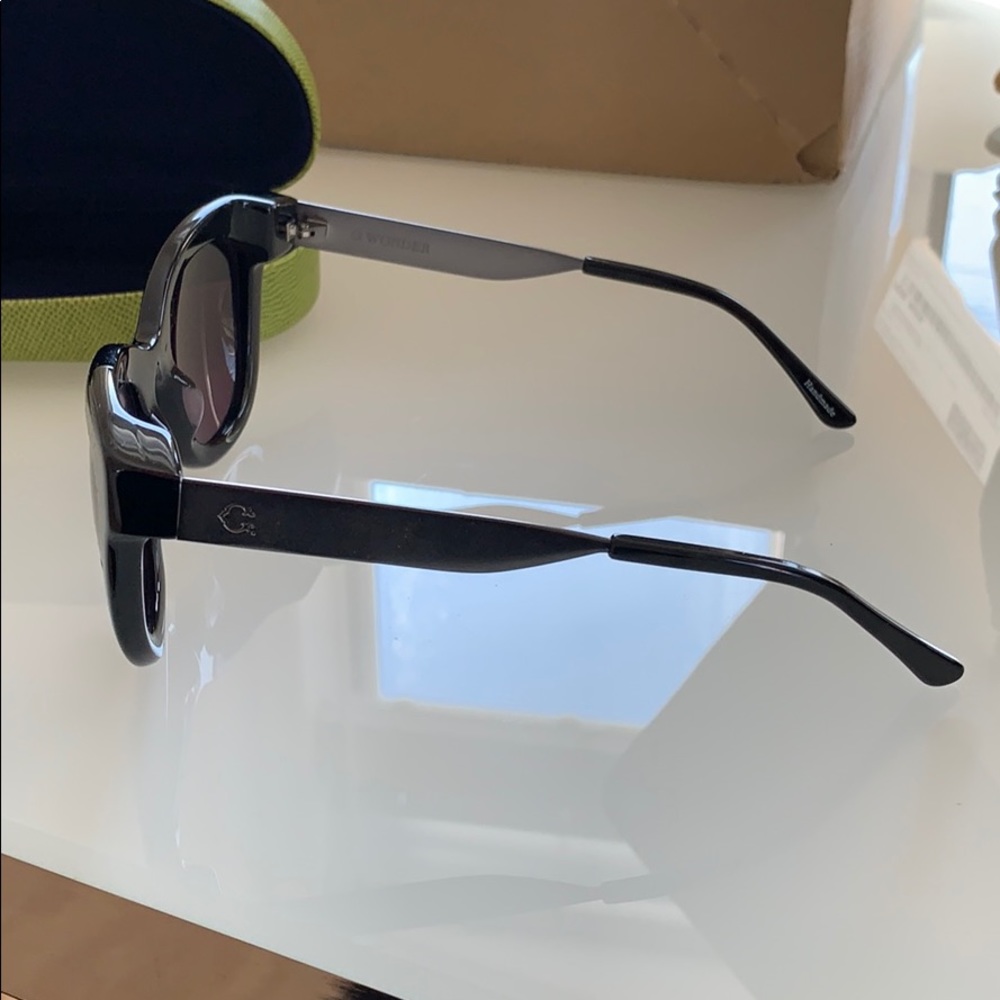 C. Wonder black w purple tint lens sunglasses NEW - Picture 3 of 4